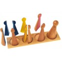 Montessori : Quilles des Fractions