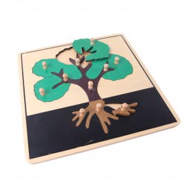 Montessori Premium : Puzzle d'arbre