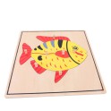 Montessori Premium : Puzzle du poisson