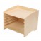 Montessori Premium : Cabinet de rangement des puzzles faunes et flores