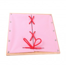 Montessori Premium : Cadre d'habillage avec lacet Montessori Premium : Cadre d'habillage avec lacet
