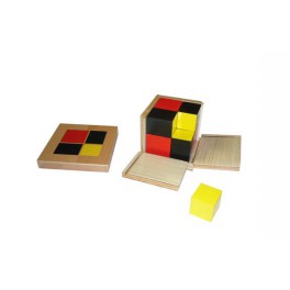 Montessori Premium : Cube du binôme algébrique