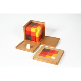 Montessori PREMIUM : cube du trinôme arithmétique 