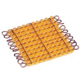 Montessori PREMIUM: 45 barres de 10 perles dorées Montessori PREMIUM: 45 barres de 10 perles dorées