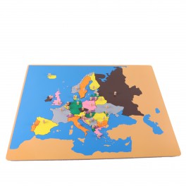 Montessori PREMIUM: Puzzle carte de l'Europe Montessori PREMIUM: Puzzle carte de l'Europe