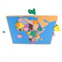 Montessori PREMIUM: Puzzle carte de l'Afrique
