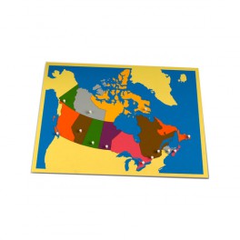 Montessori PREMIUM: Puzzle carte du Canada Montessori PREMIUM: Puzzle carte du Canada