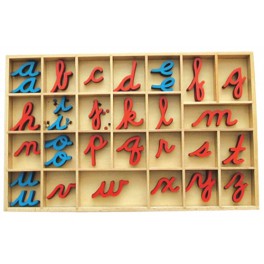 Montessori PREMIUM: Petit alphabet en bois mobile 