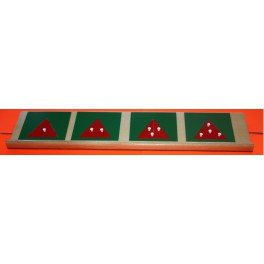 Montessori: triangles en métal découpés pour fractions Montessori: triangles en métal découpés pour fractions